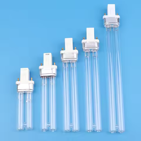 1pc UV Light Bulbs Aquarium Fish Tank Pond Ultraviolet Lamp Tube For G23 5W 7W 9W 11W 13W UVC H Shap