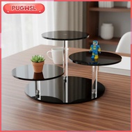 [pugwsl] 3 Tier Acrylic Display Stand Versatile Acrylic Display Shelf Transparent