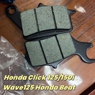 Honda Brake Pad Click 125/150i Wave125 MIO Beat Fi Motorcycle Brake Pads