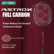 Badminton Racket Astrox 100zz 4U Single Full Carbon Fiber Racket 26-30Lbs High Quality Professional 