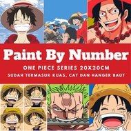 Onepiece Screen) DIY Paint by Number Size 20x20 cm