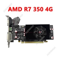【Used】AMD ATI  R7 350 4G DDR5 dell AMD R5 340X 2GB Yeston R7 350 4G D5 4miniDP Graphics card