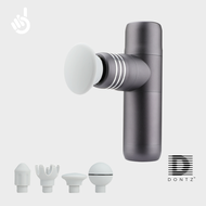Dontz Vibe Traveller Mini Massage Gun  306g Pocket Size 4 Levels 6mm Deep 4 Heads USB-C Low Noise