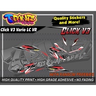 Click V3 Vario Lc Vr Sticker Decals