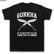 [COD] Gurkha Motto Elite Regiment Baju T-Shirt | Unisex 100% Cotton Army Short Sleeve, S-5XL | Fast 