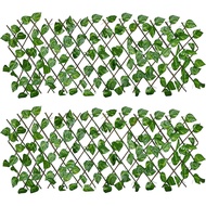 Fence Privacy Screen, Artificial Leaf Faux Ivy Expandable/Stretchable Privacy Fence for Balcony