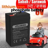 6V 5Ah Electric toy car battery lithium battery