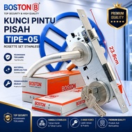 Boston Handle Split Door Lock full Set Rosette Set Stainless Type HRS-05 Minimalist Anti-Rust Premiu