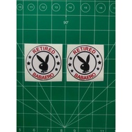 Retired Babaero Waterproof Stickers
