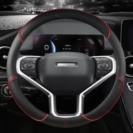 Microfiber Leather 38cm Car Steering Wheel Cover For Haval F5 F7 F7X H2 H2S H3 H4 H5 H6 H6S H7 H8 H9