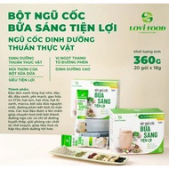 LoviFood Weight Loss Breakfast Cereal Powder Nutritional Breakfast Cereal 360g