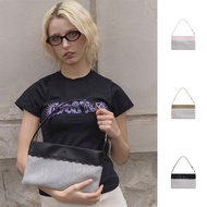 [직송] Hieta Iris bag -Powder Pink / Black