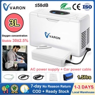 READY STOCK✨VARON 3L/min Portable Lightweight Outdoor Oxygen Concentrator with Extra Battery, Stable