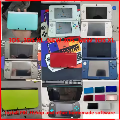 100% Original Refuebished new 3dsxl 3DS 3DSXL 3DSLL handheld game console free games zalda super sma