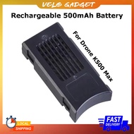 Rechargeable 500mAh Battery For Drone K500 Max Spare Battery Pack Replacement Aircraft Toy Bateri Bo