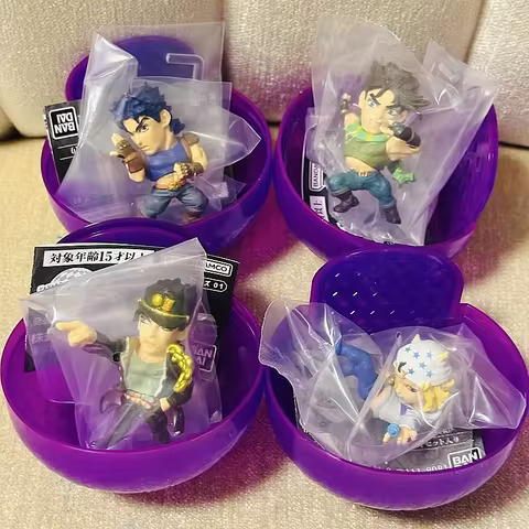 BANDAI JoJo's Bizarre Adventure Hero Collection Gashapon Capsule Figures Anime Statues Desktop Decor