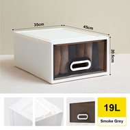 Citylife 19L Stackable Storage Drawer Plastic Container box Home Organizer Drawer Plastic Cabinet