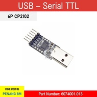 USB to TTL (UART), CP2102, 6P