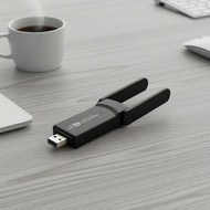 AC1300 Dual Band USB WiFi Dongle, Driverless Adapter for Laptop & Desktop