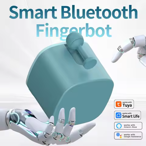 Tuya Bluetooth Finger Robot Switch Button Smart Life APP Fingerbot Wireless Switch Bot Pusher with B