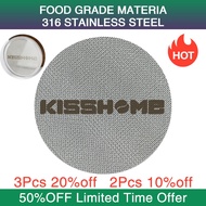 【EFH】 Reusable Espresso Puck Screen Filter Contact Shower Mesh For 51mm 54mm 58mm Breville Portafilt