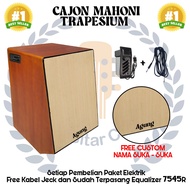 Electric Cajon + Bonus Softcase MAHOGANY MATERIAL