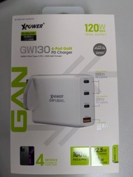 XPower GW130 120W PD 3.0/PPS/QC/SCP充電器 GaN Charger 香港行貨