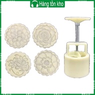 WIN Mooncake Mold 125g Flower Stamps Set Sugarcraft Cake Decoration