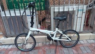 Venzo FV27 20吋摺疊單車，V煞，18速，鋁架，全車快拆，摺疊腳踏，已換全新頭制及波線 ，本身24速現只有18速(但不影響其他運作) 企理免維修，可預約到實體店試車， 售價$590 [深水埗