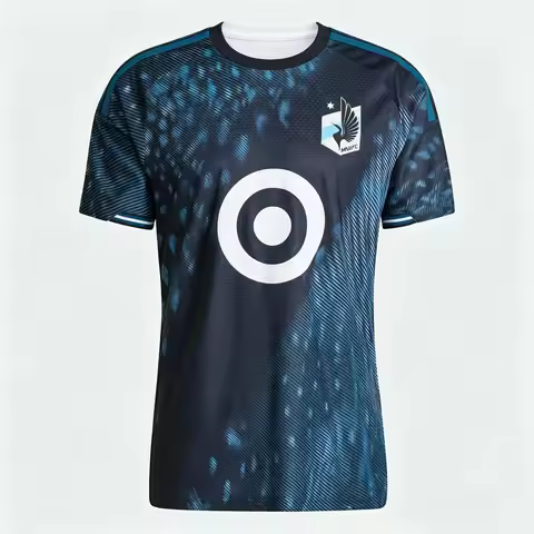 26β27 Minnesota United FC Home Soccer Jersey Men Short Sleeve QuickβDry Football Shirt Fan Version S
