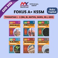 [MyEducationBooks] Fokus A+ KSSM Edisi 2026 - BM,BI,Maths,Sains,Sej,Geo (Tingkatan 1-3) - Latihan bu