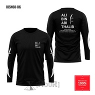 ALI BIN ABI THALIB LONG-SLEEVED DAKWAH T-SHIRT ALI BIN ABI THALIB T-SHIRT HIGH QUALITY DISTRO T-SHIR