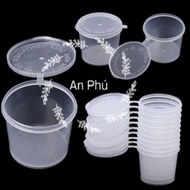 [1oz][2oz][3oz][4oz] Wholesale Carton Round plastic box with lid 1oz 2oz 3oz 4oz lhuaanphu