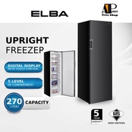 ELBA UPRIGHT FREEZER 220L /270L /EUF-J2239(GY) EUF-Q2750FF  FROST FREE - ELBA WARRANTY MALAYSIA