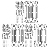 Sun Shade Sail Hardware Kit for Rectangle & Triangle Shade Sail Install