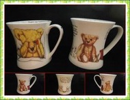 『玩偶的家』英國 皇家公爵 骨瓷Royal Duke Bone China【泰迪熊 對杯】馬克杯、咖啡杯、陶瓷杯、牛奶杯