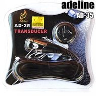 【Value Bundle】 Adeline Ad-35 Mini Pickup Amplifier Transducer Piezo Pickup For Acoustic Guitar Ukulele Violin Cello Banjo Guitar Parts