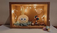 胖卡DIY動手打造小屋系列（神奇燈燈魔法組）（朋友交換禮物、情侶定情小物）〈石頭寵物 療育小物〉