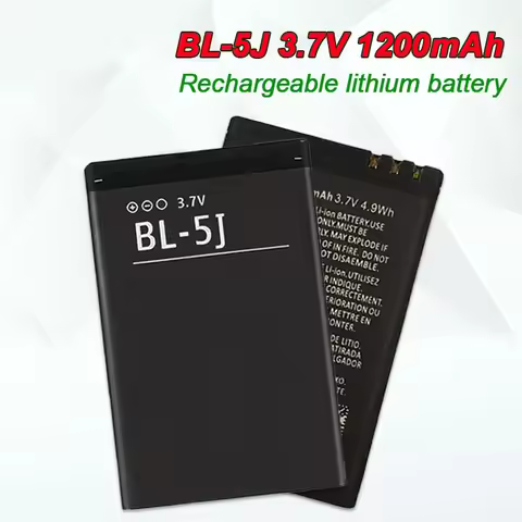 BL 5J Lithium-ion Bl5J Battery 1200mAh for Nokia X1-01 X6 5230 5233 N900 C3 5802i 5235 5900 5800XM B