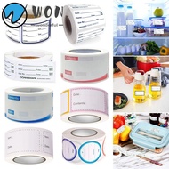 WON Food Storage Label Removable Food Freezer Refrigerator Date Content Label