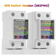 Atorch GR2PWS มิเตอร์ไฟฟ้า Digital Display Monitor แบบ Curve / Tuya WiFi/ Power Energy Meter AC50-32
