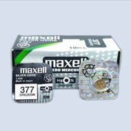 baterai jam tangan Maxell 377 sr626sw original 