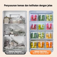 Food Grade Refrigerator Storage Box Set-Kitchen Vegetables Fruits Dedicated Frozen Fresh-Keeping