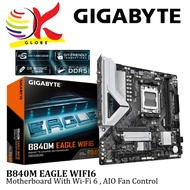 GIGABYTE AMD AM5 B840M EAGLE WIFI6 MOTHERBOARD COMBO PROCESSOR RYZEN 5 7500F / RYZEN 7 7800X3D / RYZ