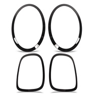 ไฟหน้ารถไฟท้ายSurroundสําหรับF55 F56 F57 One Cooper S JCW 2014 + ไฟท้ายTrimไฟหน้าBezel Glossy Black