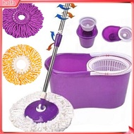 HALFA| Useful 360 Rotating Head Easy Magic Microfiber Spinning Floor Mop Bucket Head