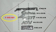 PROTON SATRIA GTI EMBLEM LOGO - (ABS)
