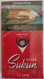 Rokok Sukun Filter King Size Merah 12