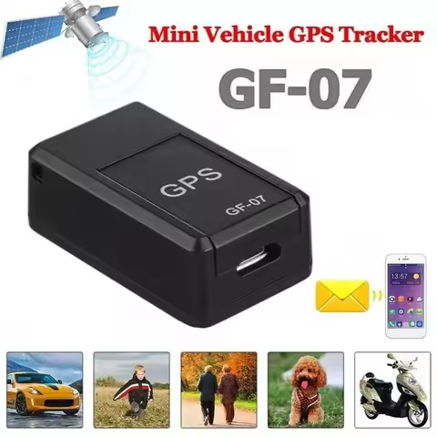 GF-07 Mini GPS Car Tracker GPS Tracker Bike Anti-theft Padlock Motorcycles GPS Tracker Airtag GPS Co