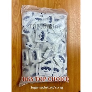 (200 - 250 gula paket hotel) White/ Brown Sugar Sachets Sugar Sticks 5g/ Creamer Sachets 3g - Bio Lu